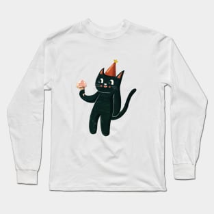 Icecream Cat Long Sleeve T-Shirt